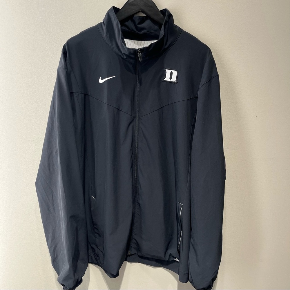 Duke Blue Devils Dri-Fit On Field Black Windbreaker Mens XL
